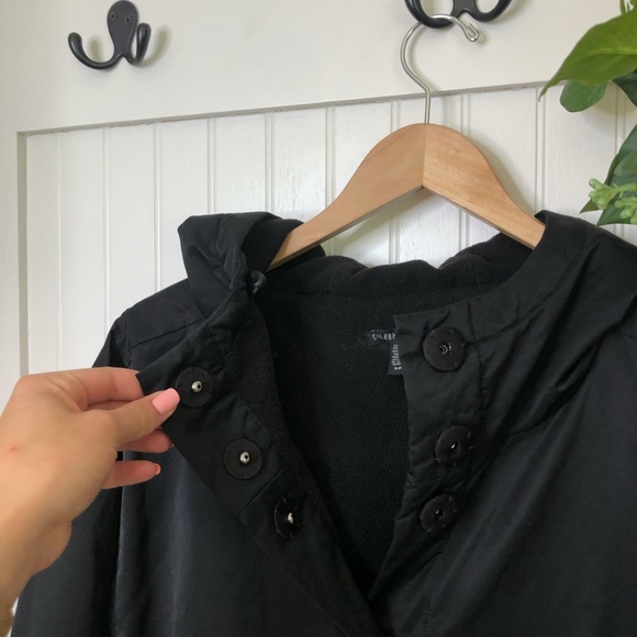 Eileen Fisher Stand Collar Down Puffer Parka Coat - Picture 3 of 10